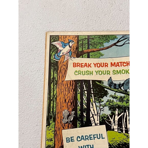 The True Story Of Smokey Bear 1950s U.S. Forestry Dept Comic Book - Picture 8 of 9